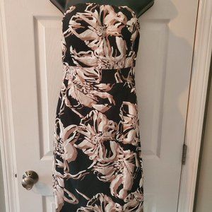 Banana republic Strapless Cocktail/Party Floral Dress